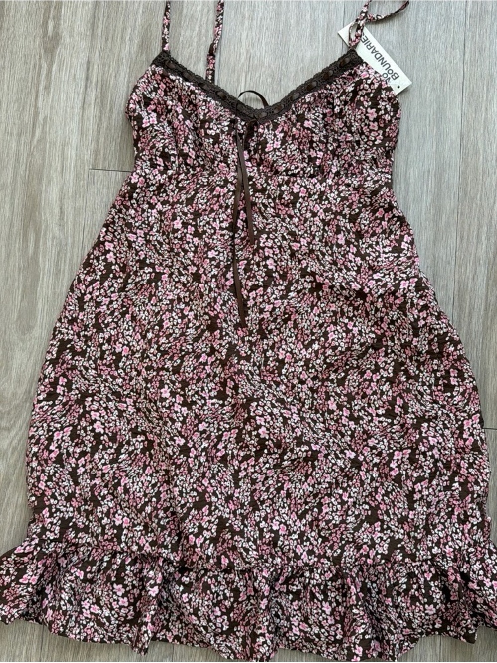 No Boundaries Floral Mini Dress NWT Small (4-6) Y2K
